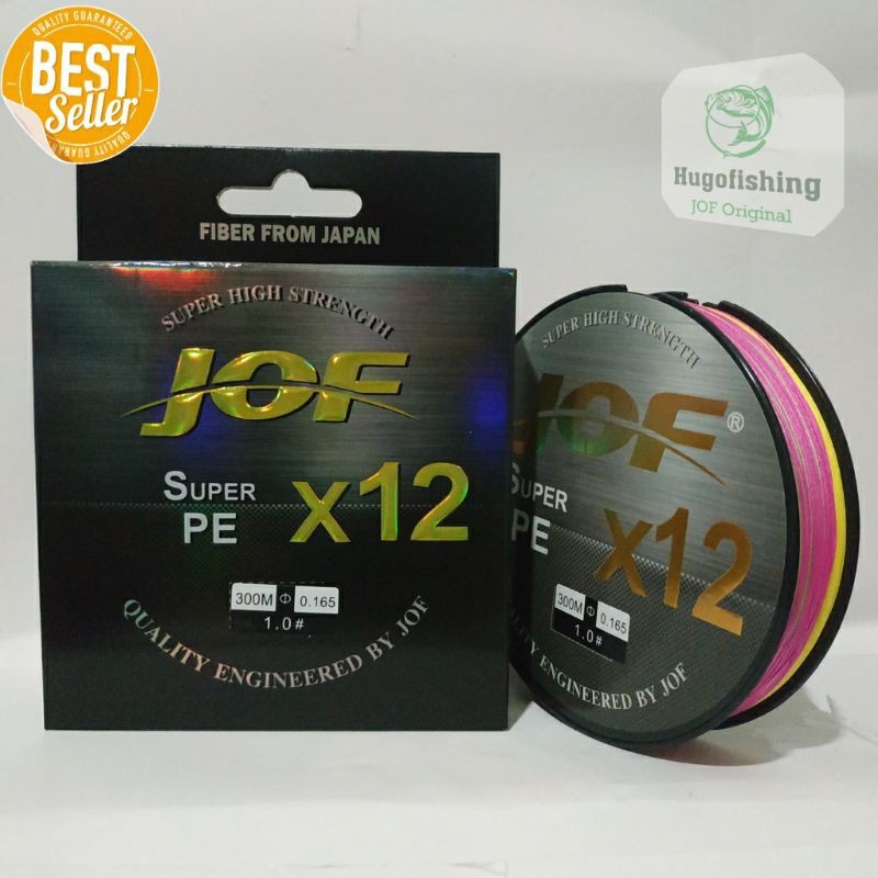 Senar Pancing PE JOF X12 300m Multicolor