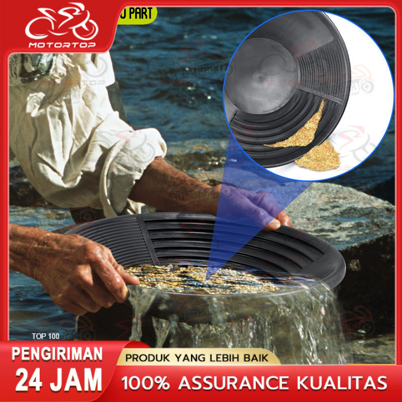 COD Gold Pan 38CM Alat Dulang Emas Gold Panning Mining Alat Pencari Emas
