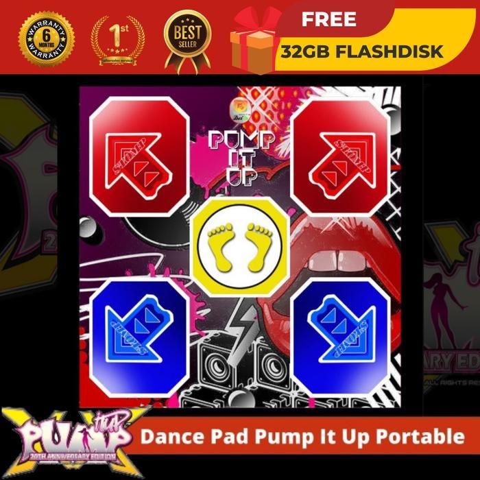 Dance Pad Pump It Up Portable / Karpet Pump It Up Tema Music Beat
