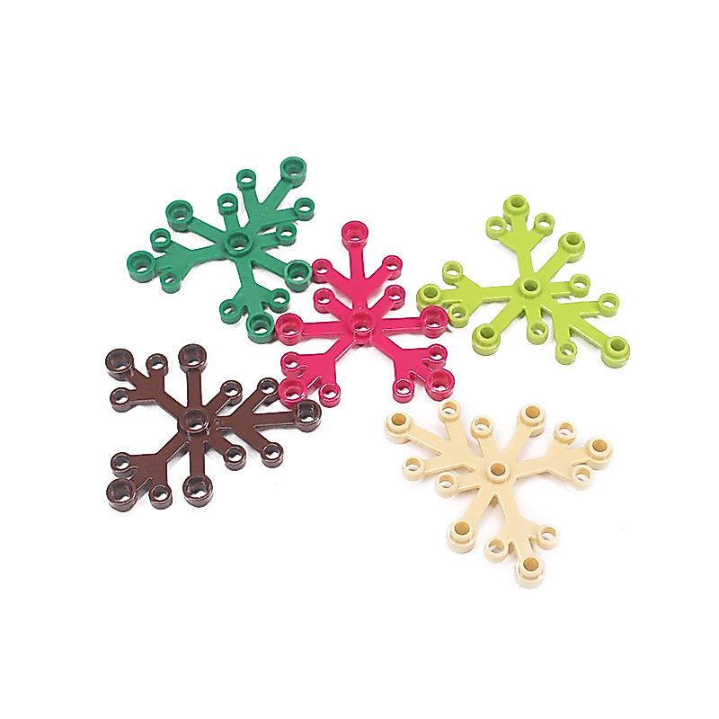 Moc Blocks Plants Garden DIY Enlighten Building Blocks Block Bricks Compatible with Assembles