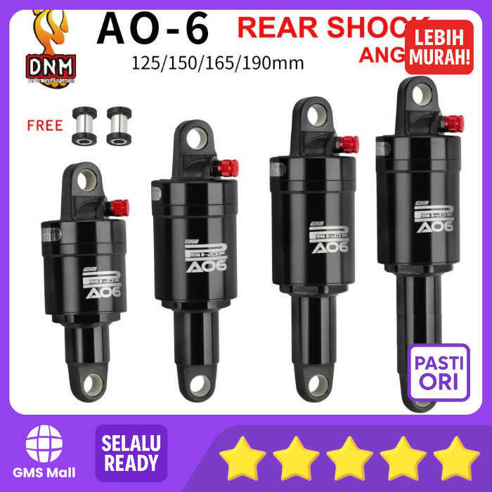 DNM AO-6 Air Rear Shock Breaker Sepeda Absorber Suspensi Rearshock
