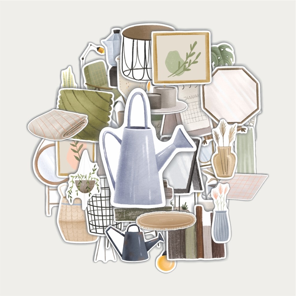 

Sticker Pack Stiker Aesthetic Cozy Home Interior [Interior Rumah] | Sticker TUMBLR | Stiker LAPTOP KOPER HELMP