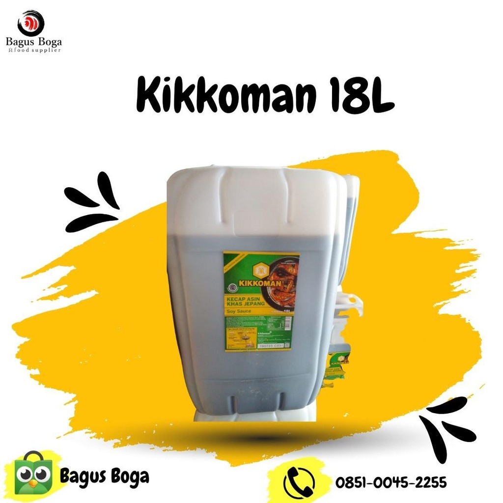 

KIKKOMAN Kecap Asin 1 x 18 Liter