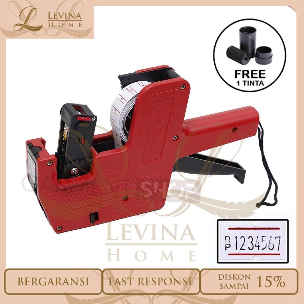 

Alat Label Harga Stiker Price Labeller Penempel Harga Barang Plastik Snack 1 2 Baris – Levina Home