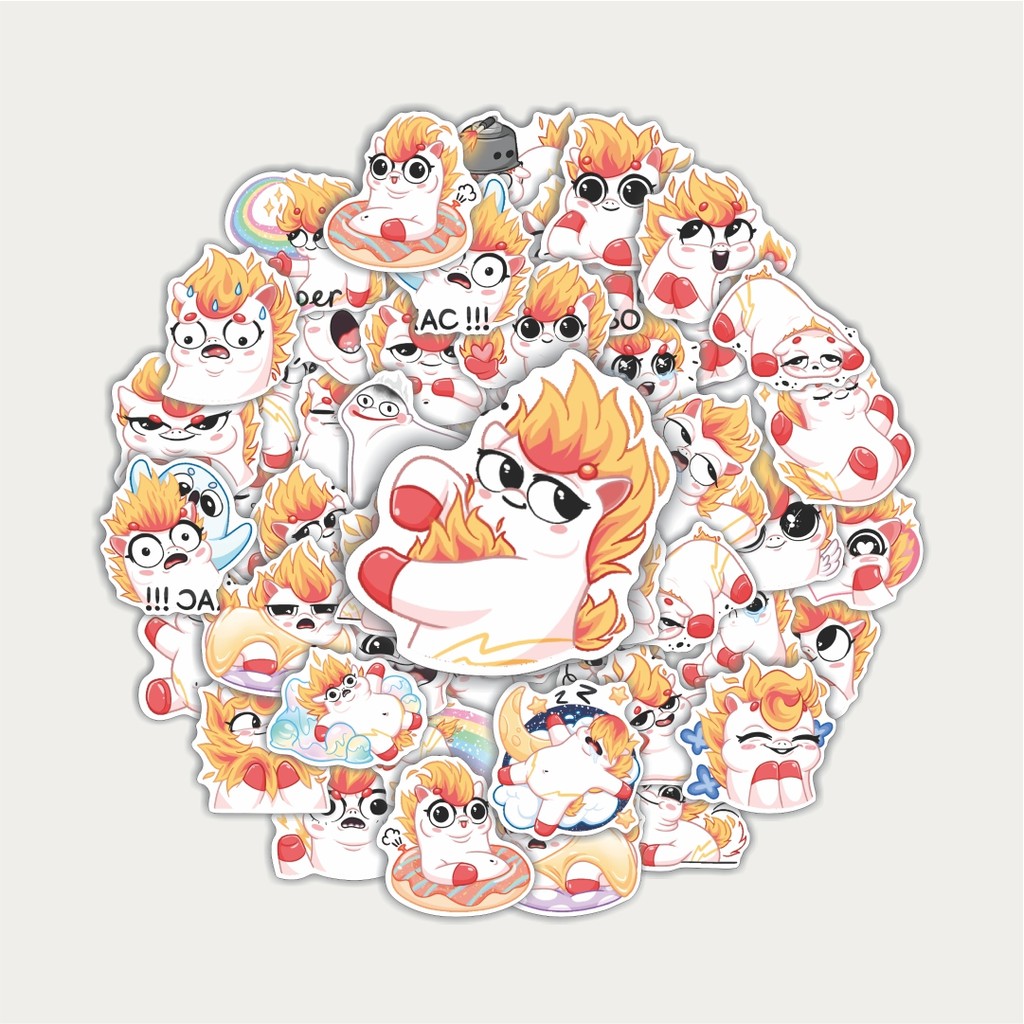 

Sticker Pack Stiker Spicy IC Unicorn Cute | Sticker TUMBLR | Stiker LAPTOP KOPER HELMP