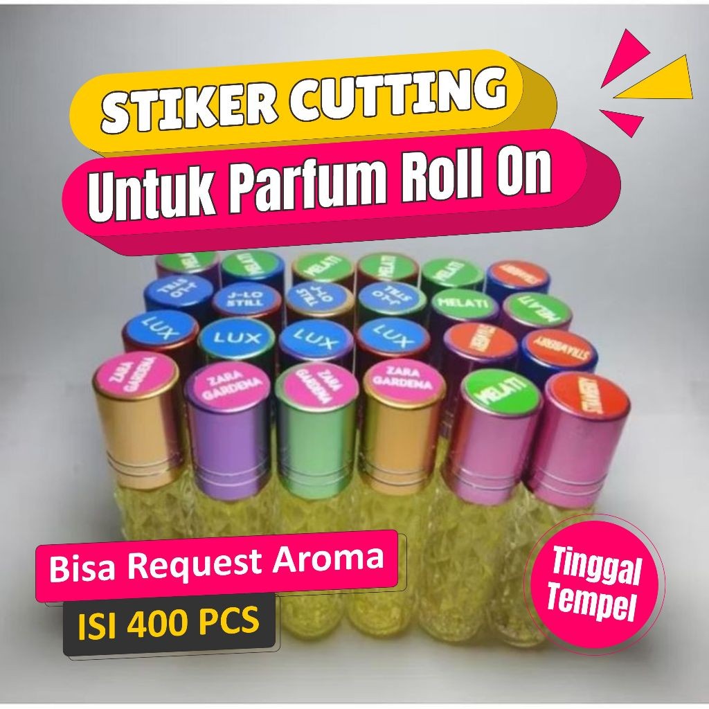 

Stiker Parfum Roll On isi 400 PCS