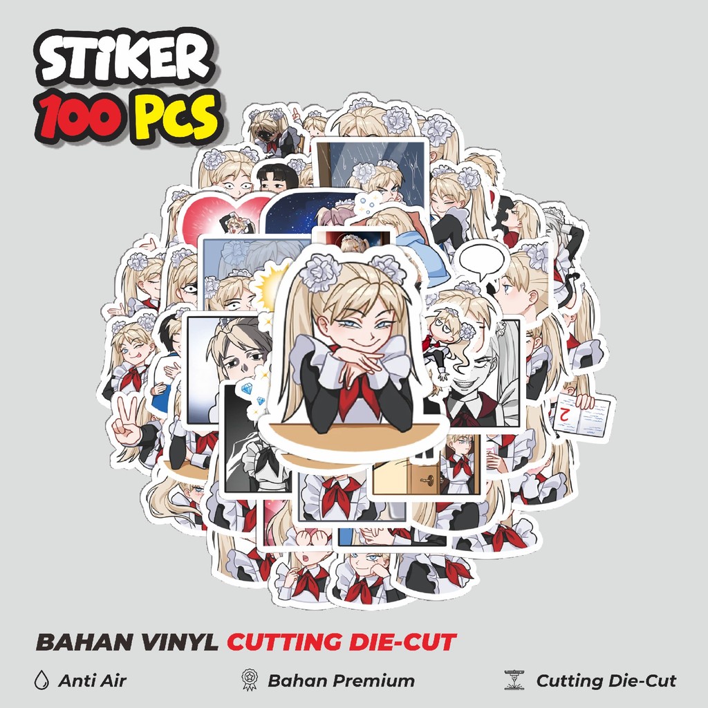 

Terbaru! 50 pcs Stiker Kartun Cute Annie Dekorasi Lucu Kreatif untuk Notebook, Skateboard, HP