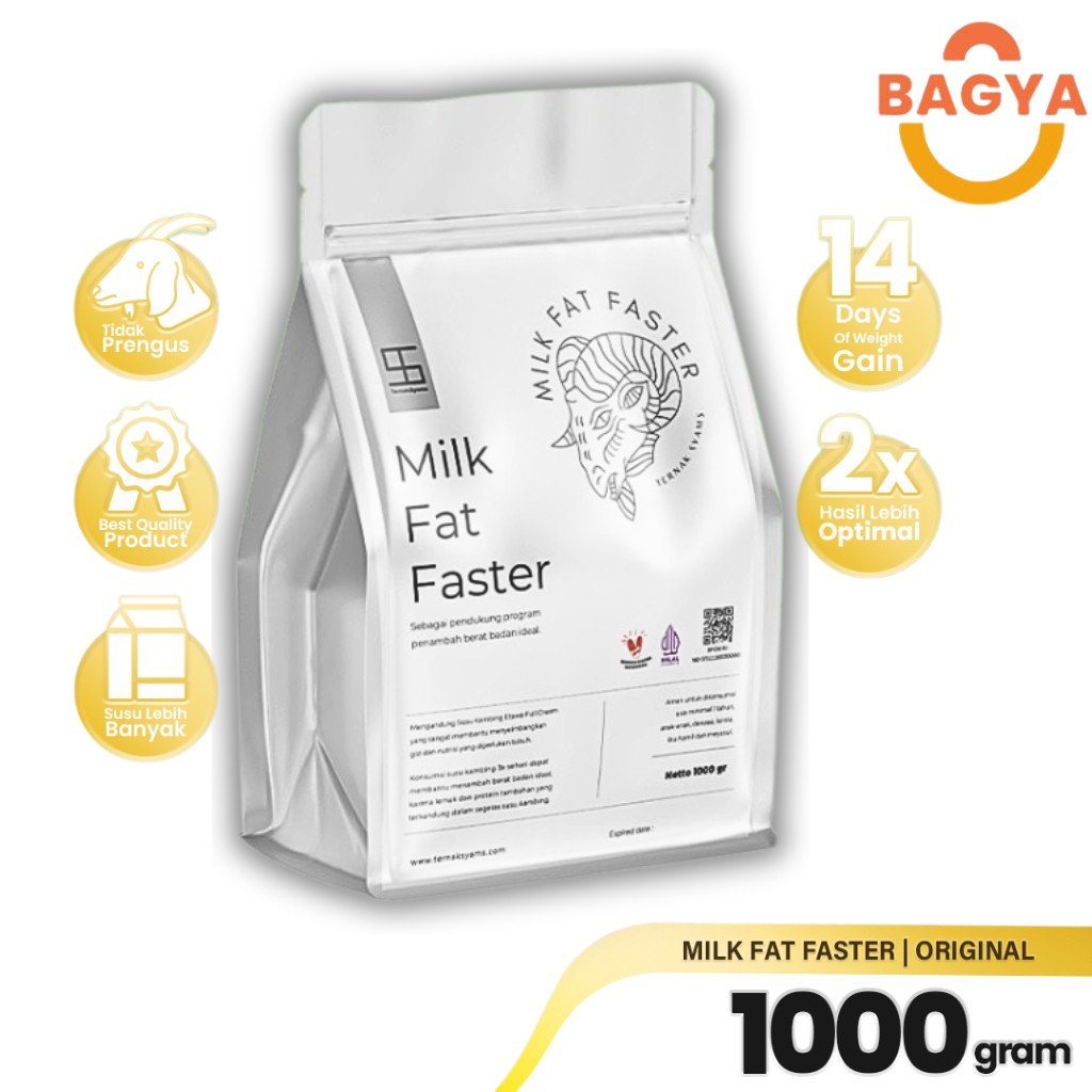 

Ternak Syams Penggemuk Premium Susu Penambah Kenaikan Berat Badan 1 Kg Milk Fat Faster weight gain