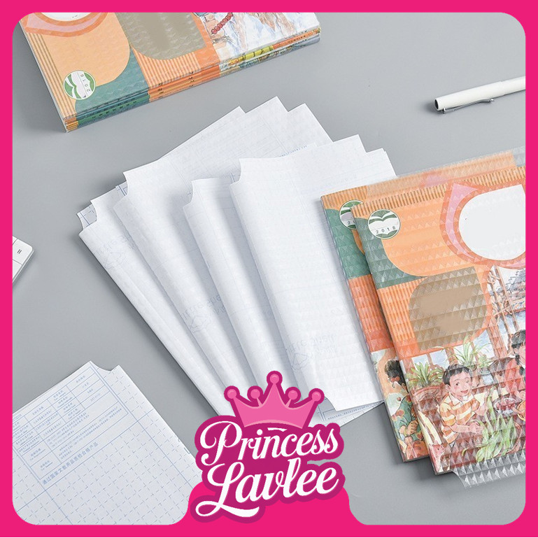 

PL S6665 Sampul Buku Sekolah Cover Buku Anti Air Film Pelindung Buku Sampul Buku Tahan Air Sampul Buku Plastik