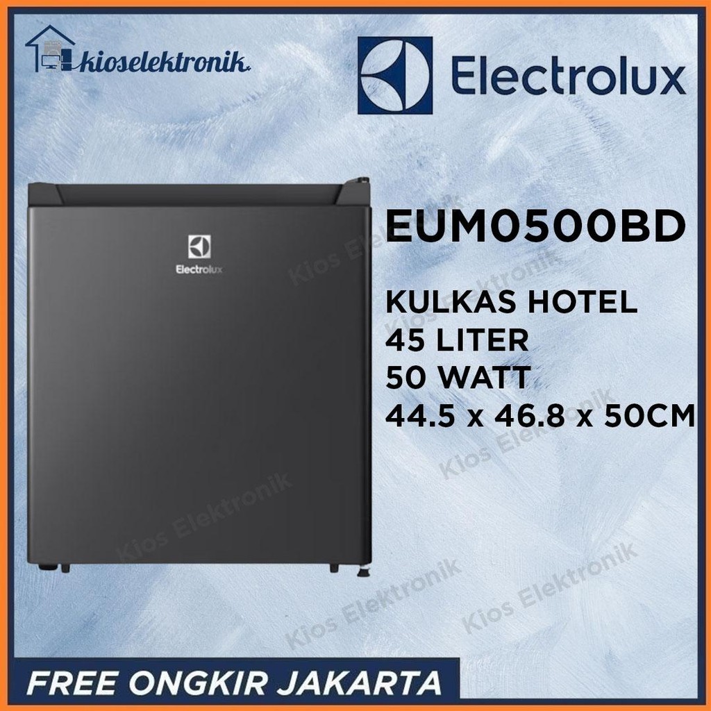 Electrolux Kulkas Mini EUM0500BD-ID - Hitam