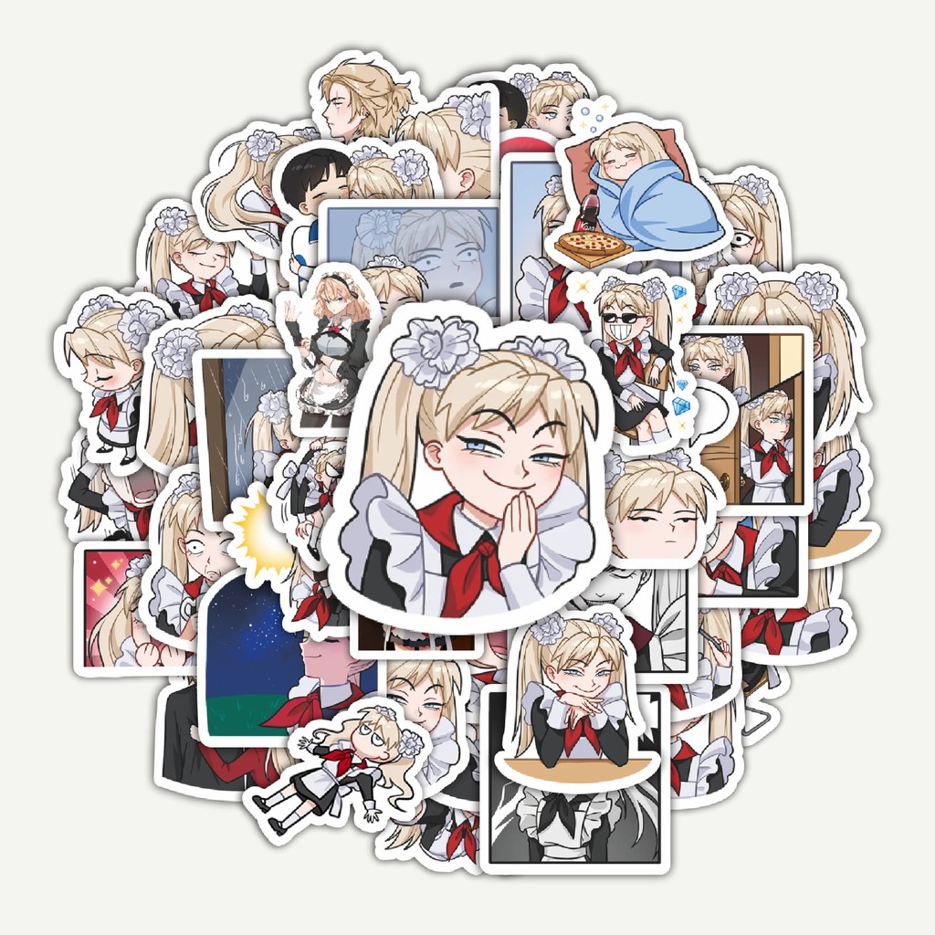 

Sticker Pack Stiker Kartun Cute Annie | Sticker TUMBLR | Stiker LAPTOP KOPER HELM