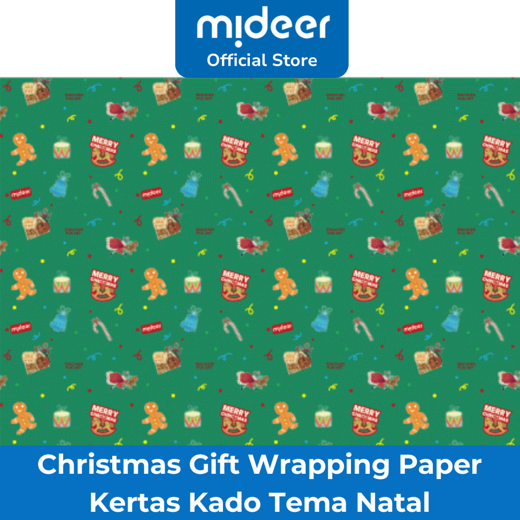 

Mideer Christmas Gift Wrapping Paper Tambahan Bungkus Kertas Kado Hadiah