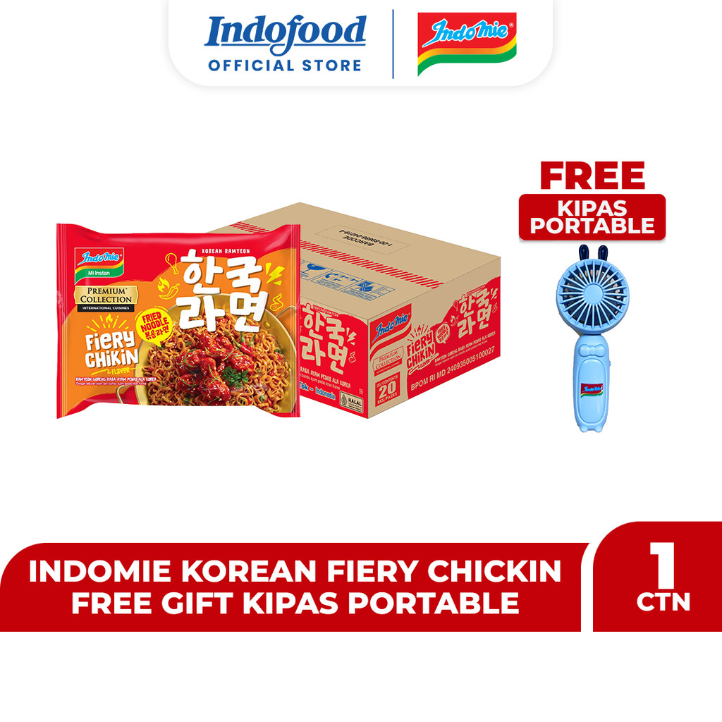 

1 Carton Indomie Korean Fiery Chickin Free Gift Kipas Portable