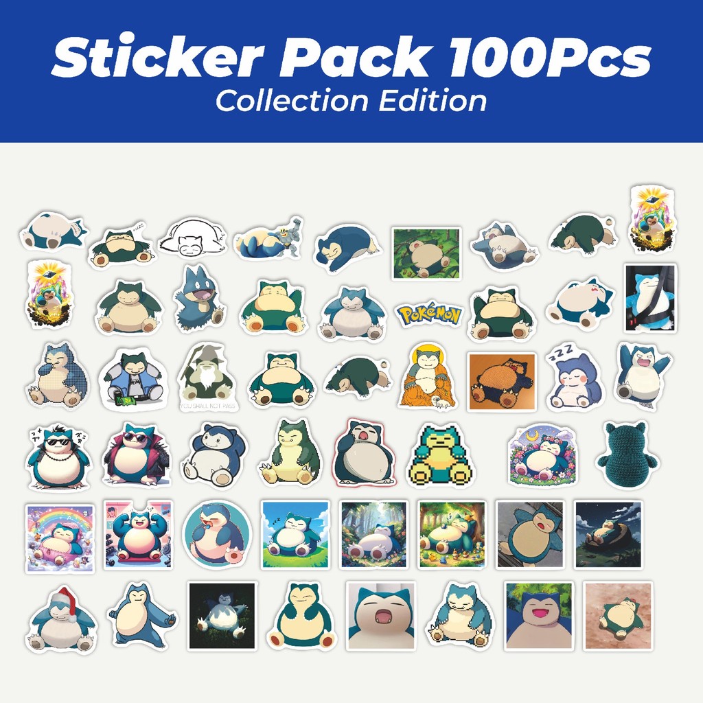

Hot Stiker Kartun Snorlax V2 Lucu Anti Air Stikers Berperekat Waterproof Sticker Decal Buat Motor Helm Buku Journal Koper Casing HP Laptop Botol Minum