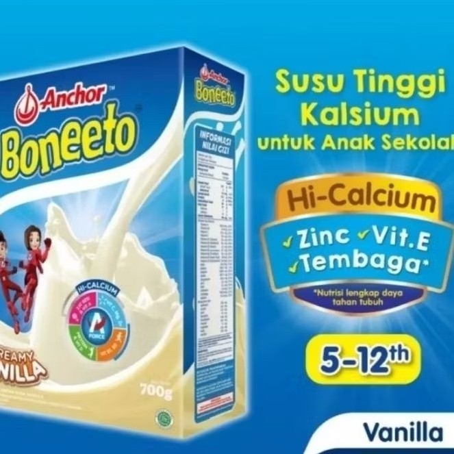 

Susu Boneeto Bubuk Vanilla Coklat 685g Nutrisi Pertumbuhan Anak Untuk Daya Pikir dan Tubuh Aktif