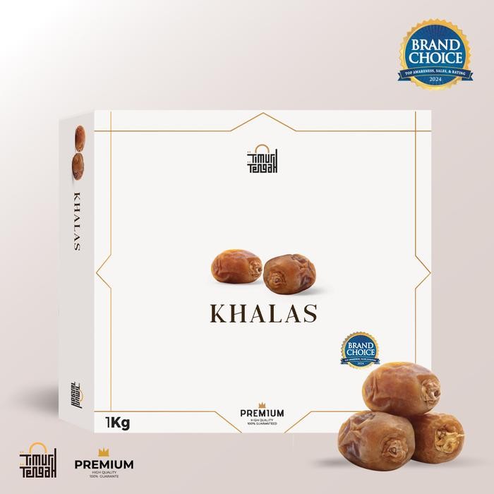 

SALE Timur Tengah Kurma Khalas 1 Kg Premium Kholas Dates Original High Quality - 1kgTERLARIS