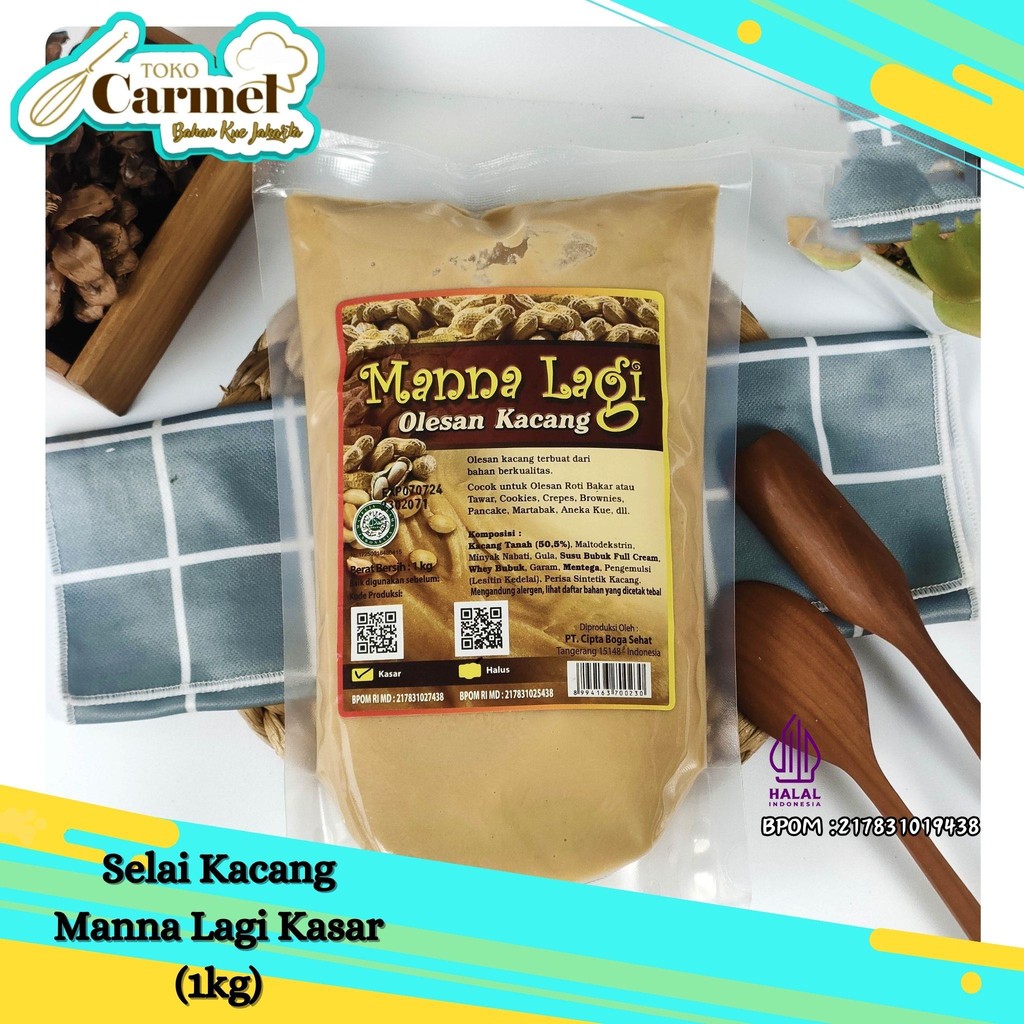 

Selai Kacang Kasar Manalagi 1 kg