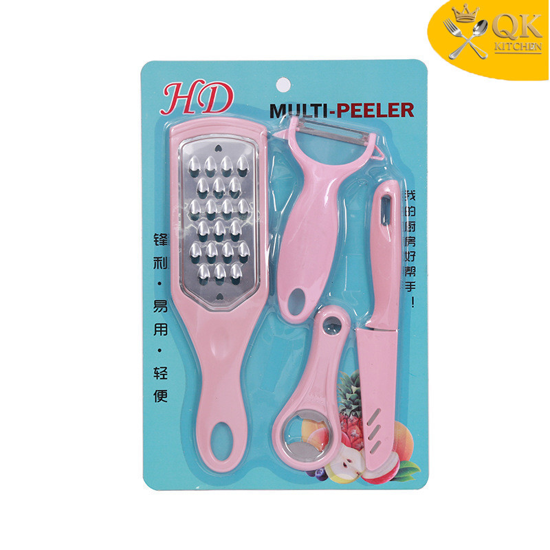 Parutan Pengupas Kentang Wortel Set Warna - Lengkap Kecil Mudah Digunakan