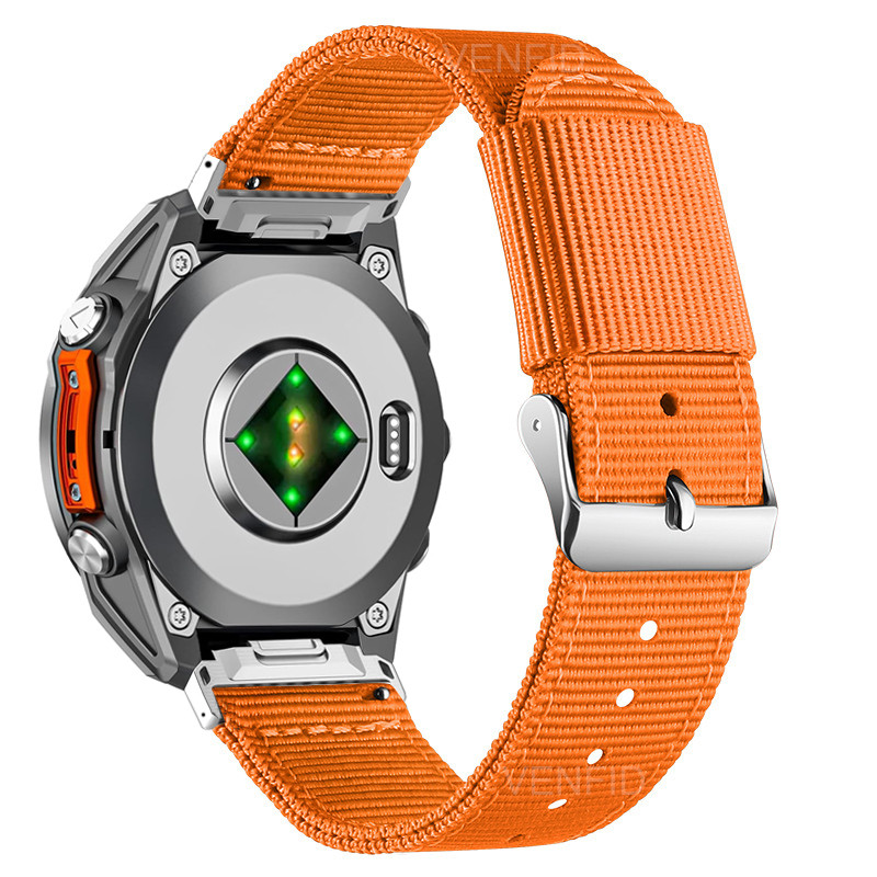 Quick Fit 20mm Nylon Watch Band For Garmin Fenix 8 43mm 7S 7S Pro Woven Webbing Sports Nylon Strap F