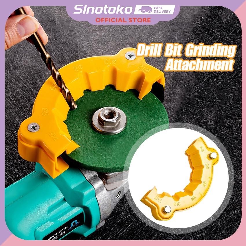 Gerinda Asah Mata Bor Portable Multifungsi – Dudukan Pengasah , untuk Sudut Presisi 90°/118°/135° & 