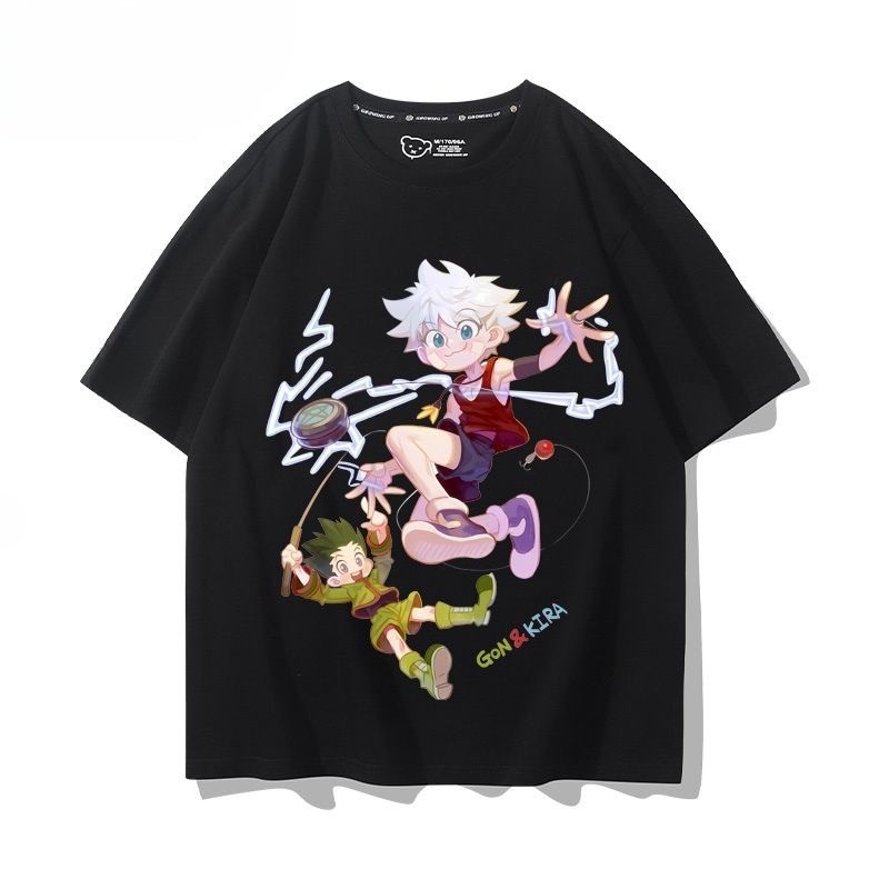 Kaos Unisex Premium HxH | 【100% Katun】 Desain Lisensi Hunter Warna Ceria Tidak Melegukan
