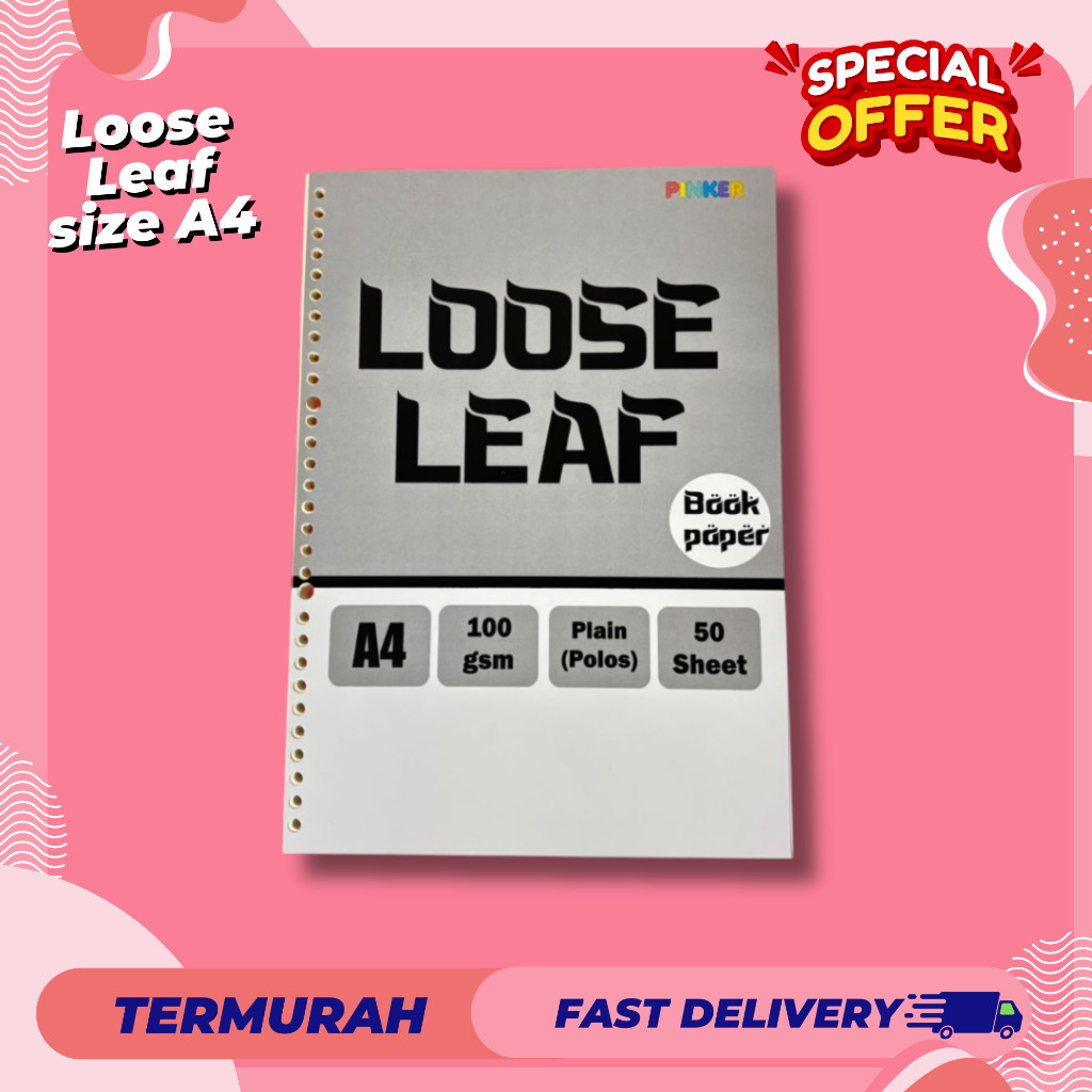 

A4 Bookpaper Loose Leaf - POLOS Bookpaper 90gsm by pinkershop