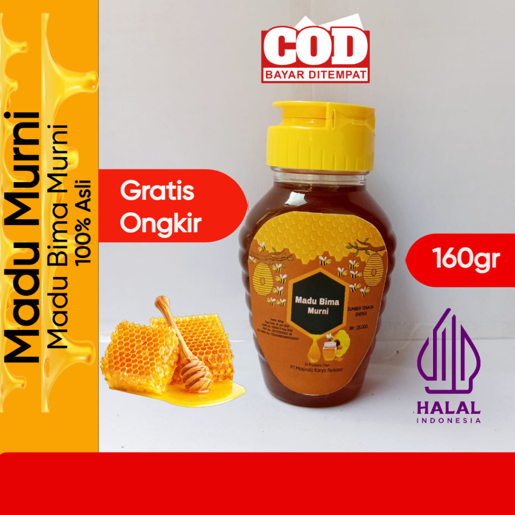 

MADU ASLI MURNI NEKTAR MULTIFLORA | HUTAN SUMBAWA 100% TANPA CAMPURAN | MADU BIMA MURNI 160GR