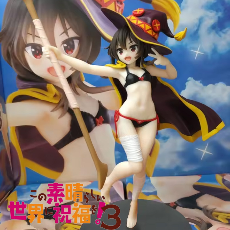 TAITO God's Blessing on This Wonderful World 23cm Megumin Action Figure Cute Figurine For Girls Drop