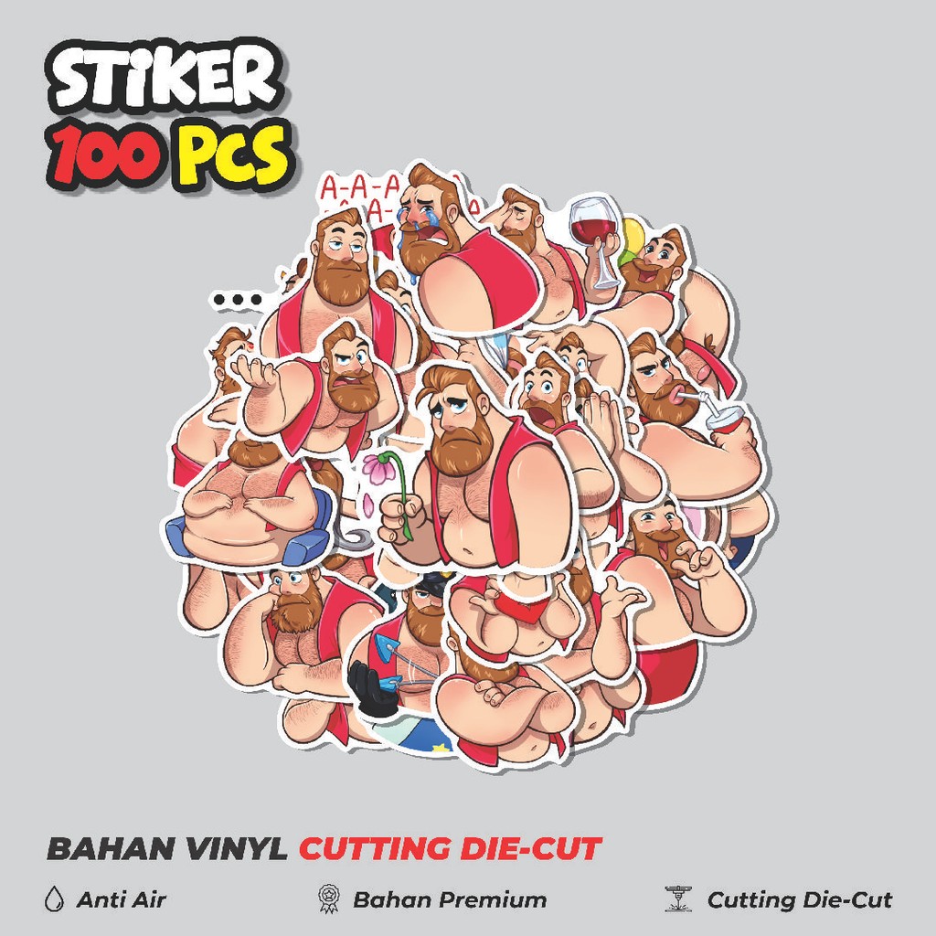 

Terbaru! 50 pcs Stiker Unholy Valentine Dekorasi Lucu Kreatif untuk Notebook, Skateboard, HP