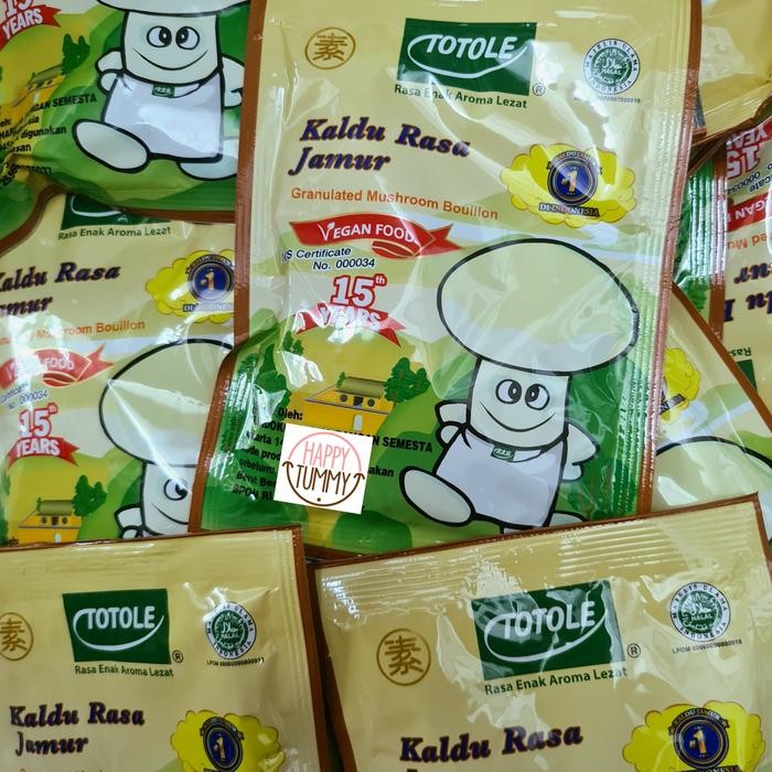 

Totole 40gr kaldu jamur penyedap rasa masakan vegan msg