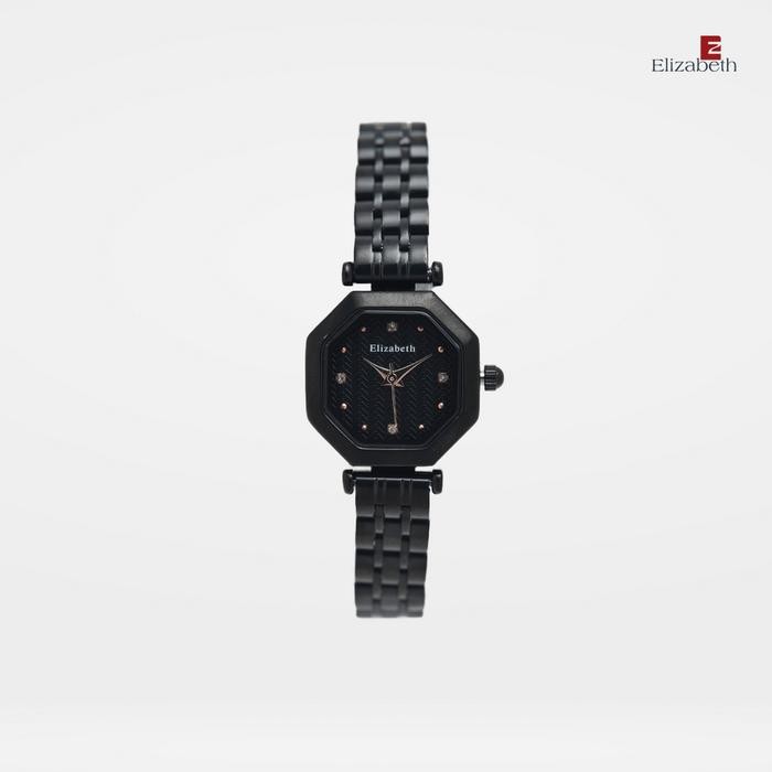 ORIGINAL Elizabeth - Jam Tangan Wanita | Chain Strap 2201-0889 - Black