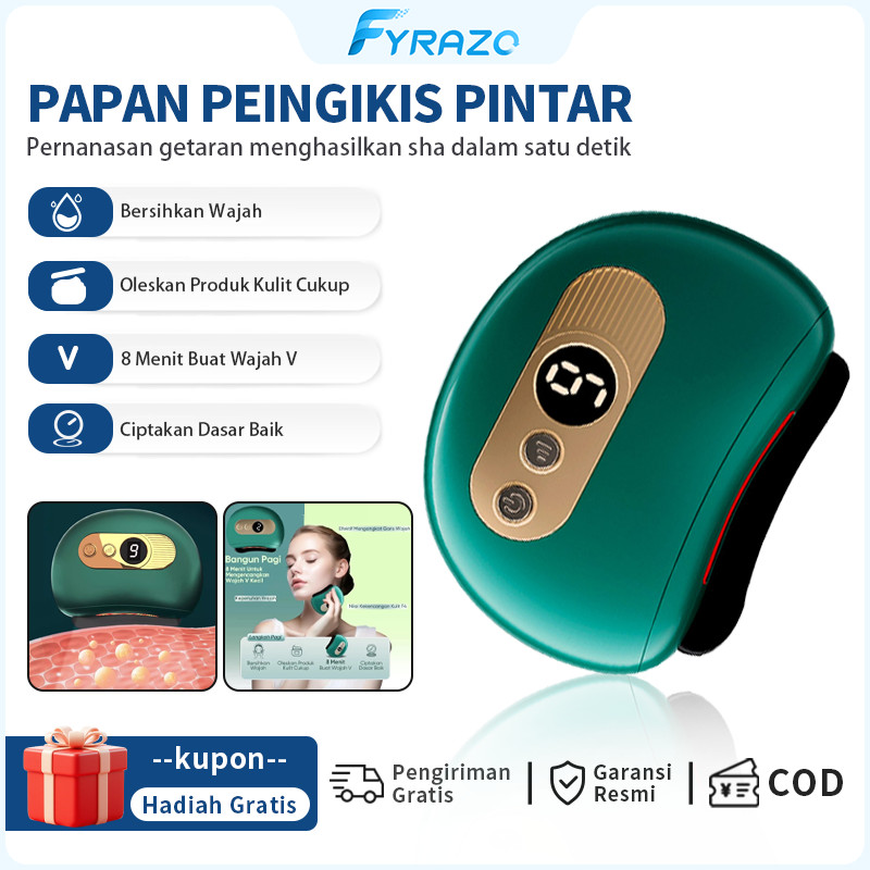 Fadilngaritt - Papan Kerik Bianstone 9 Level Pemanas Listrik - Alat Pijat Wajah & Tubuh