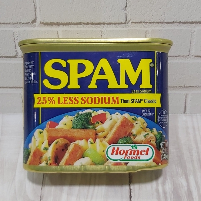 

spam less sodium 340 gram