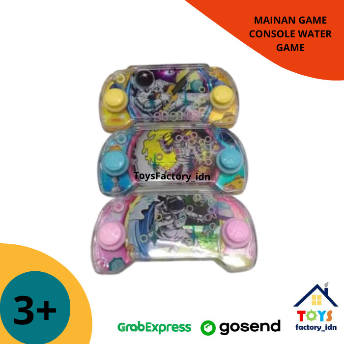 Mainan Jadul Game Air Transparan Model Psp Bermotif