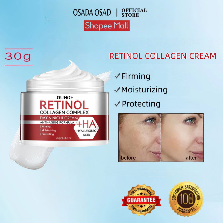 OSADA OSADI Retinol Cream Siang Malam Retinol Cream Anti Aging Perbaikan Retinol Night Cream Penghil