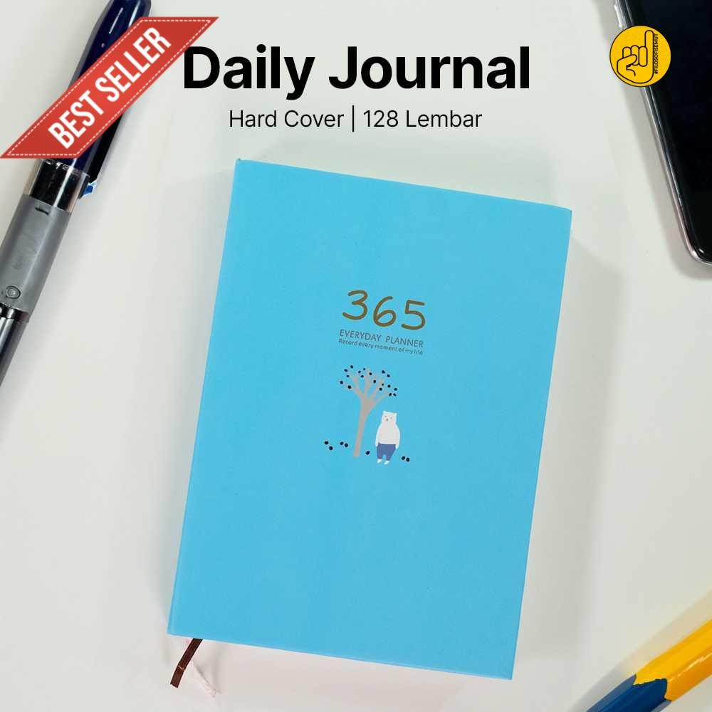

baldan DingDongTu Buku Diary 365 Hari Daily Journal Hard Cover 128 Lembar - DDT-4083 good quality