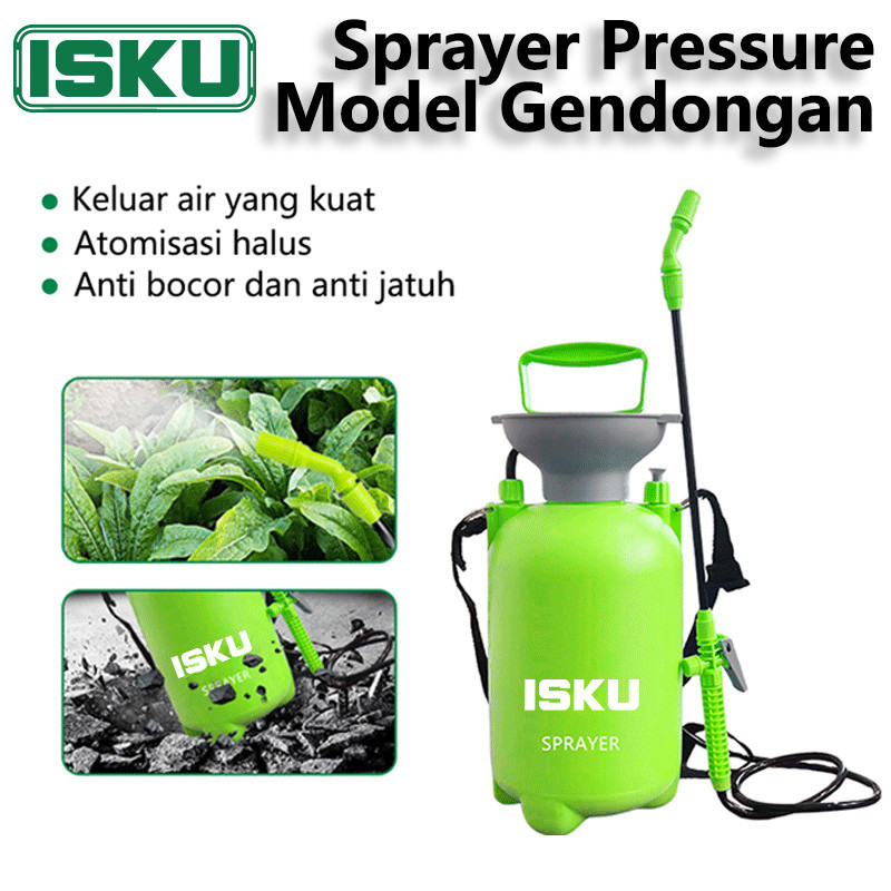 JODIKALISARI1 - ISKU SPRAYER MANUAL 5 LITER PRESSURE SPRAYER BERKEBUN ALAT SEMPROT HAMA