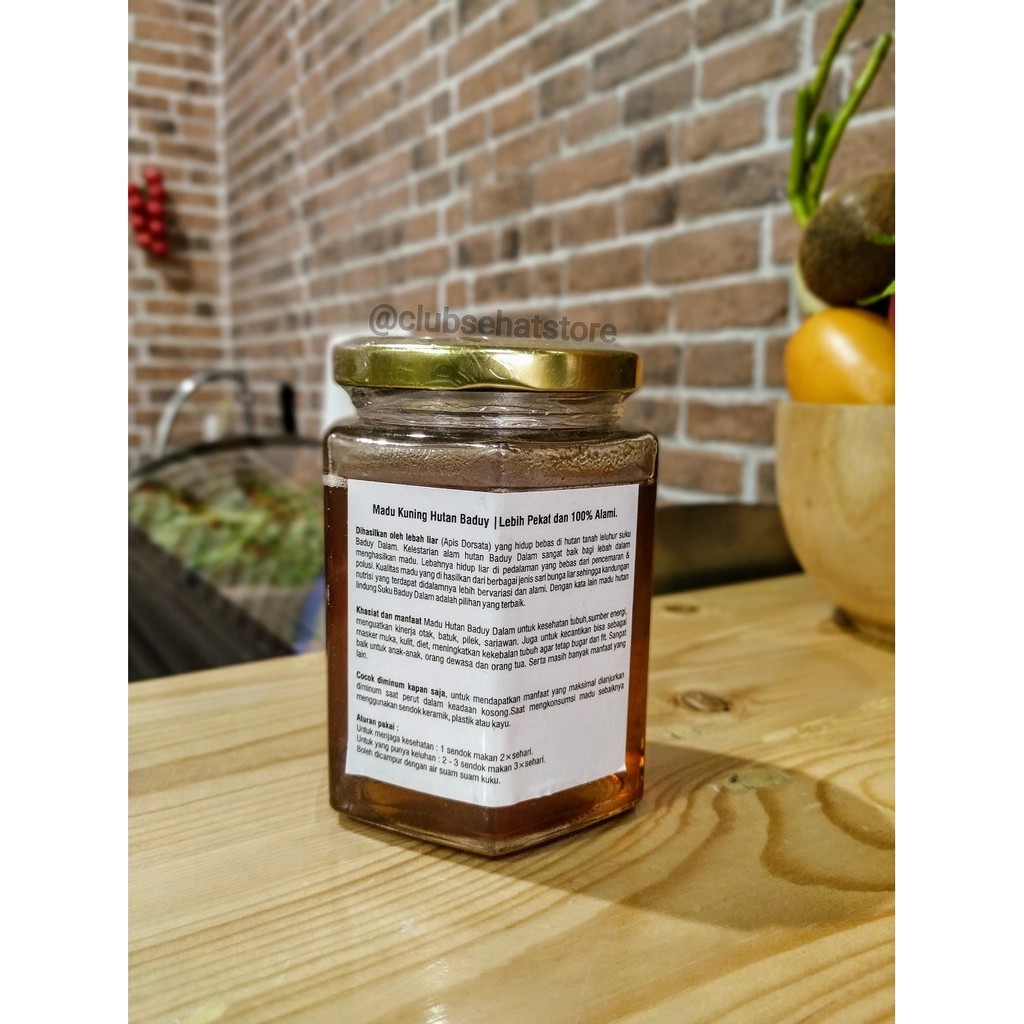 

Club Sehat - Madu Baduy Kuning 525Gr (Botol Kaca/Beling)