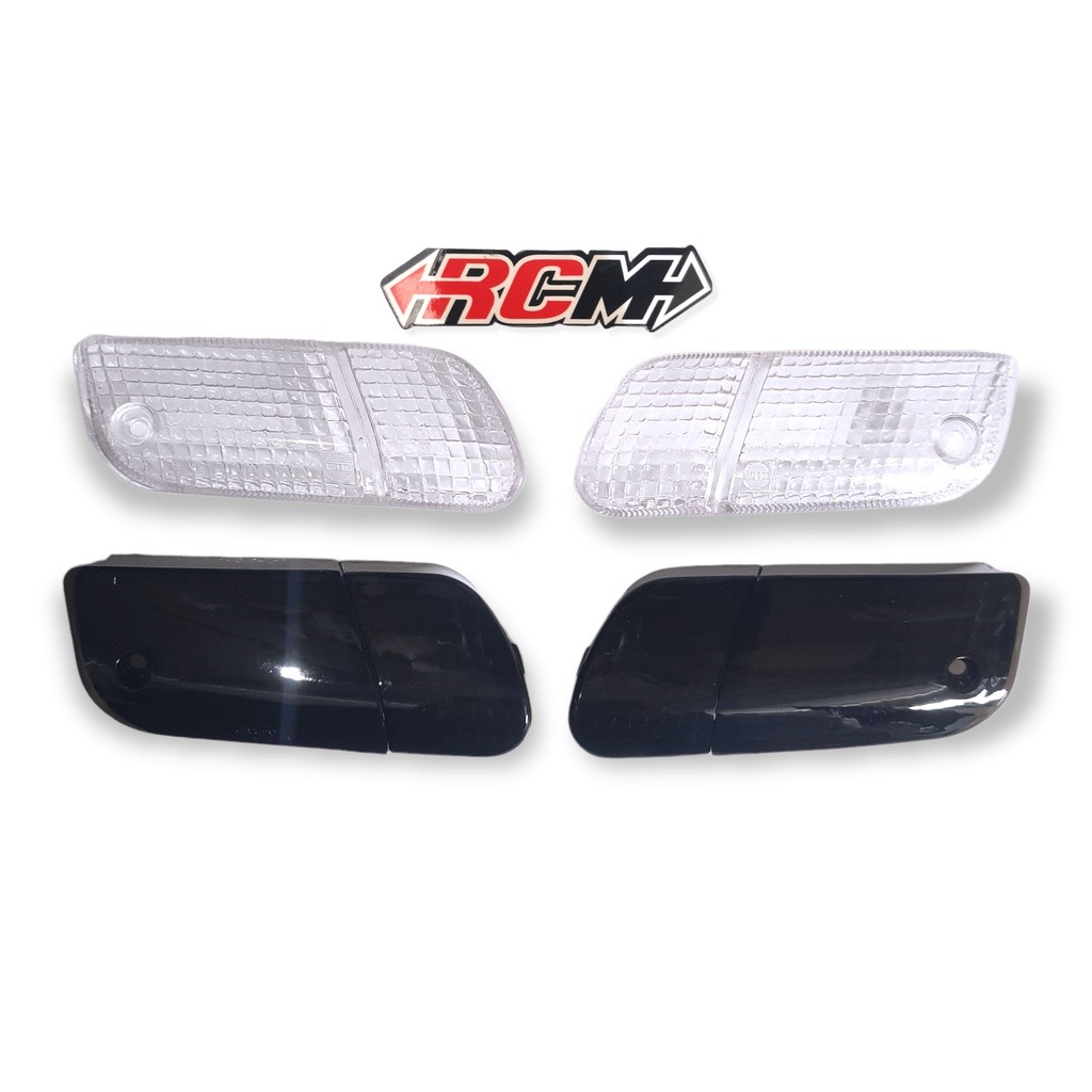 SEPASANG KANAN KIRI MICA MIKA KACA LENSA LAMPU SEN SEIN RETING RETTING RITING DEPAN DPN HONDA GRAND 