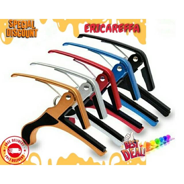 Capo gitar besi / guitar capo / capo besi kuat tahan lama / Capo gitar murah NEW ARRIVAL  KREISLER