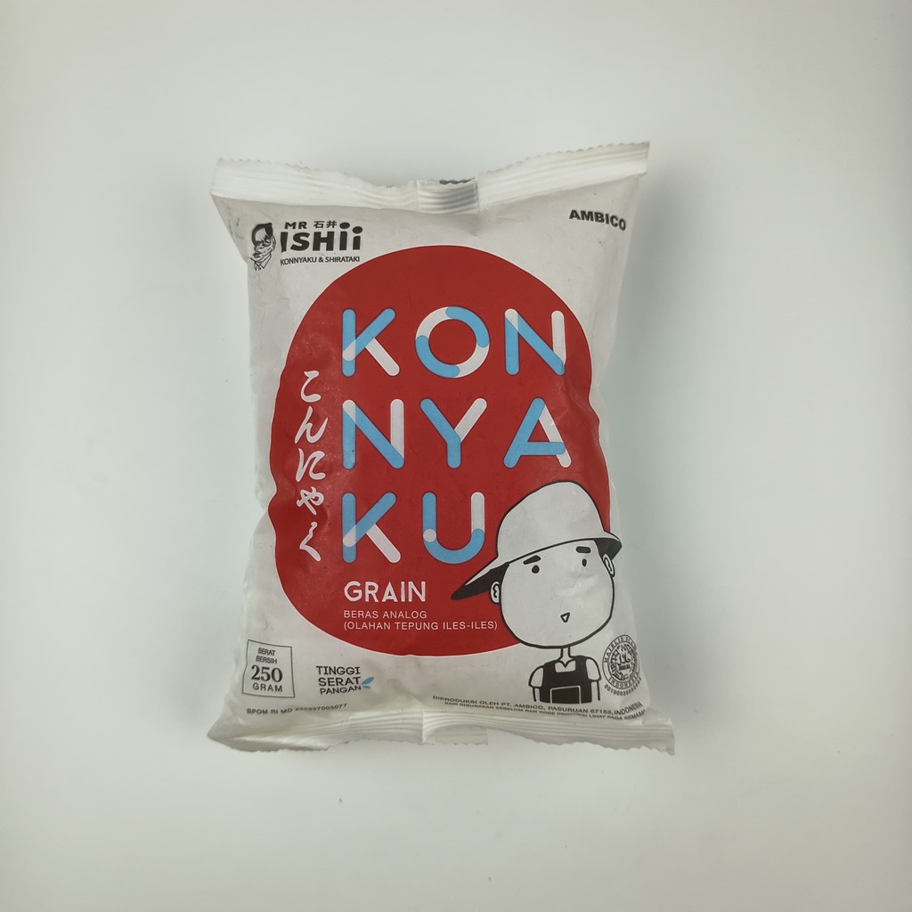 Mr Ishii Shirataki Konnyaku Rice 250Gr Konnyaku Grain