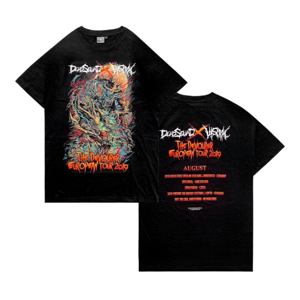 （COD） Tshirt Deadsquad × Viscral The Devourer European Tour 2019