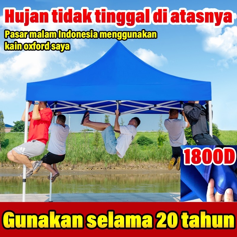 【Ready Stock】Tenda Lipat 2x2,2x3,3x3Tenda Bazar Pameran Tenda gazebo Tenda Dagang otomatis 1800D