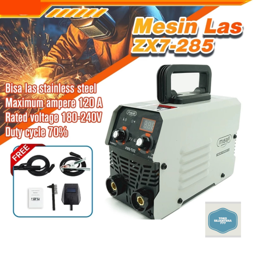Reaim ZX7-285 Mesin Las Inverter MMA 450 watt IGBT - Welding Travo Las - Mesin Trafo las