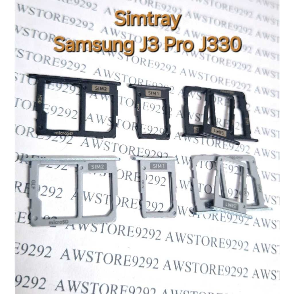 Slot Tempat Dudukan Kartu Simcard Sim card Lock Simtray SAMSUNG J3 PRO J330 sim tray Samsung J3 Pro 