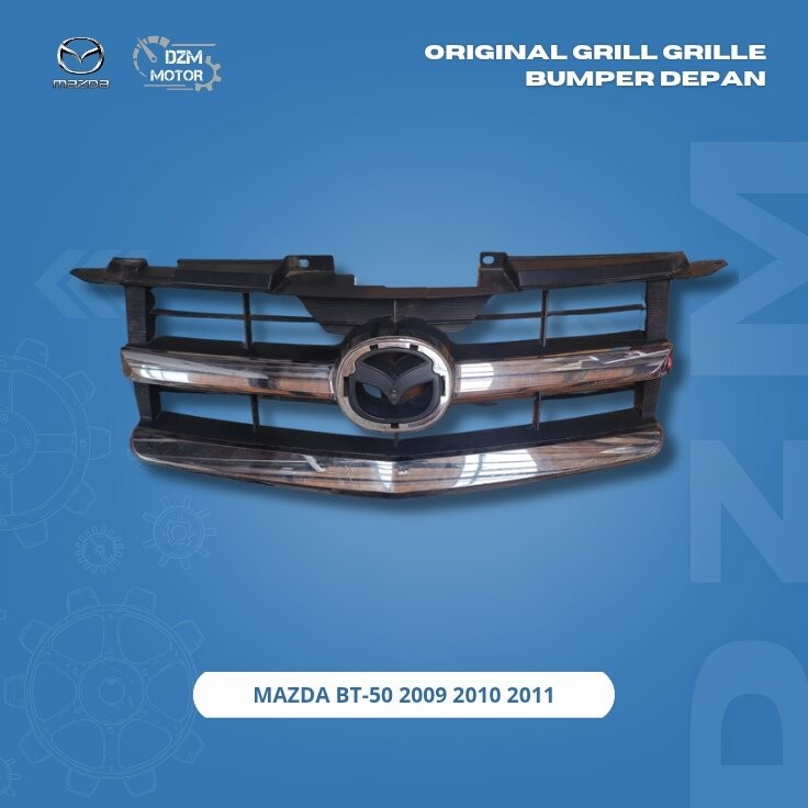 Original Grill Grille Bumper Depan Mazda BT-50 2009 2010 2011