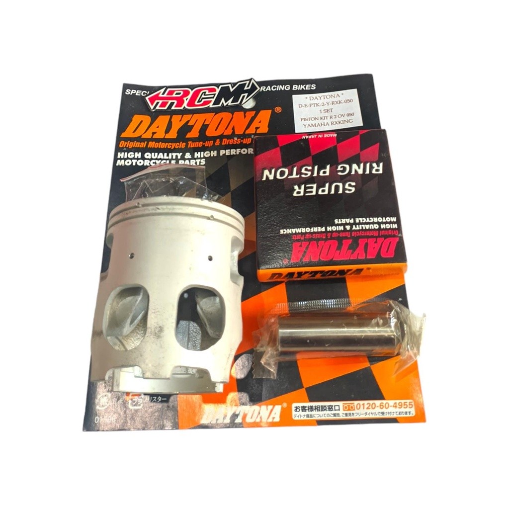 PISTON KIT SEHER KIT SET DAYTONA R2 OV 50 OV50 RX KING RXKING RXK RX-K ORI ORIGINAL DAYTONA ASLI