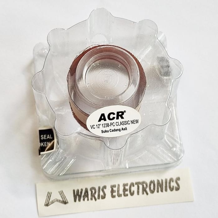 Voice Coil Spul Speaker Original ACR 1238 12" Diameter 3,6 cm 1238 Berkualitas