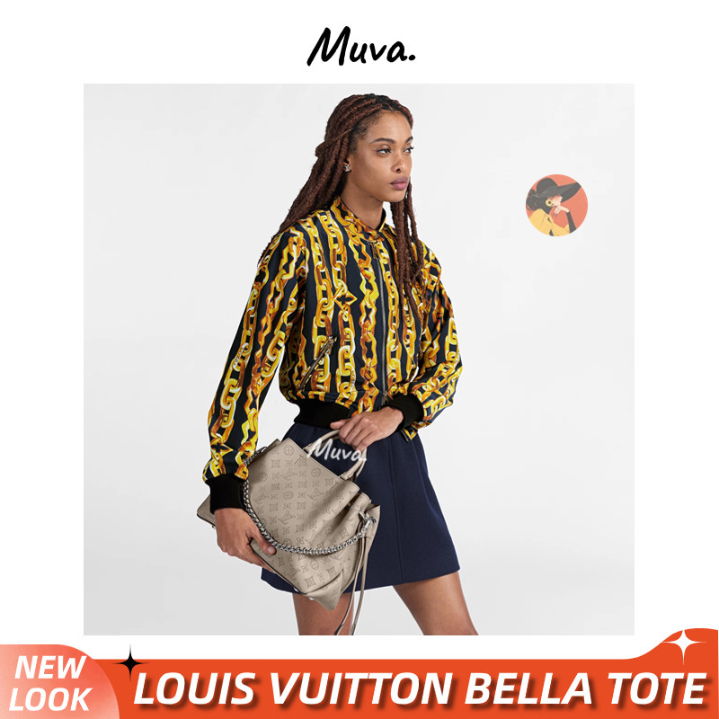 Tas wanita Louis Vuitton Bella Wanita / tas bahu LV