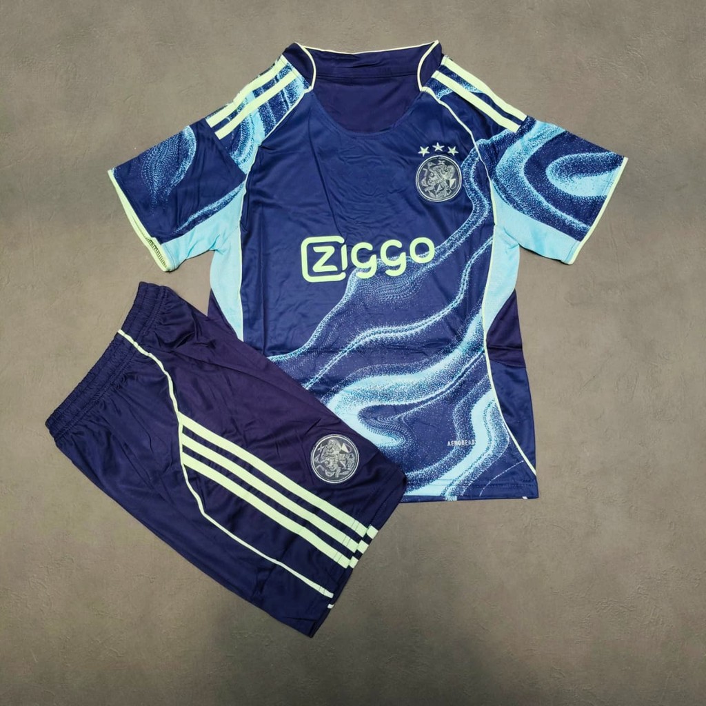 Setelan Sepak Bola Anak Ajax 2025/2026 / Jersy Bola Kids Premium Sport Collection Jakarta / Kids jer